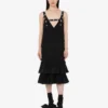Robe en crêpe stretch