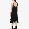 Robe en crêpe stretch