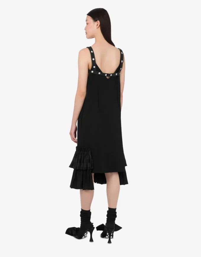 Robe en crêpe stretch