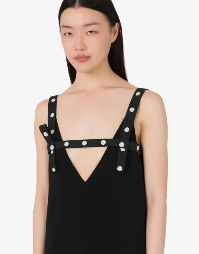 Robe en crêpe stretch