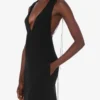 Robe en crêpe stretch embellie