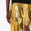 Robe en crêpe stretch embellie