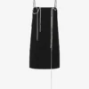 Robe en crêpe stretch embellie