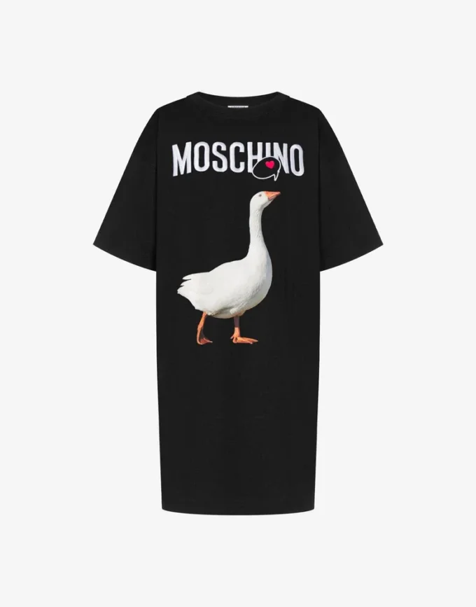 Robe en jersey de coton biologique Goose