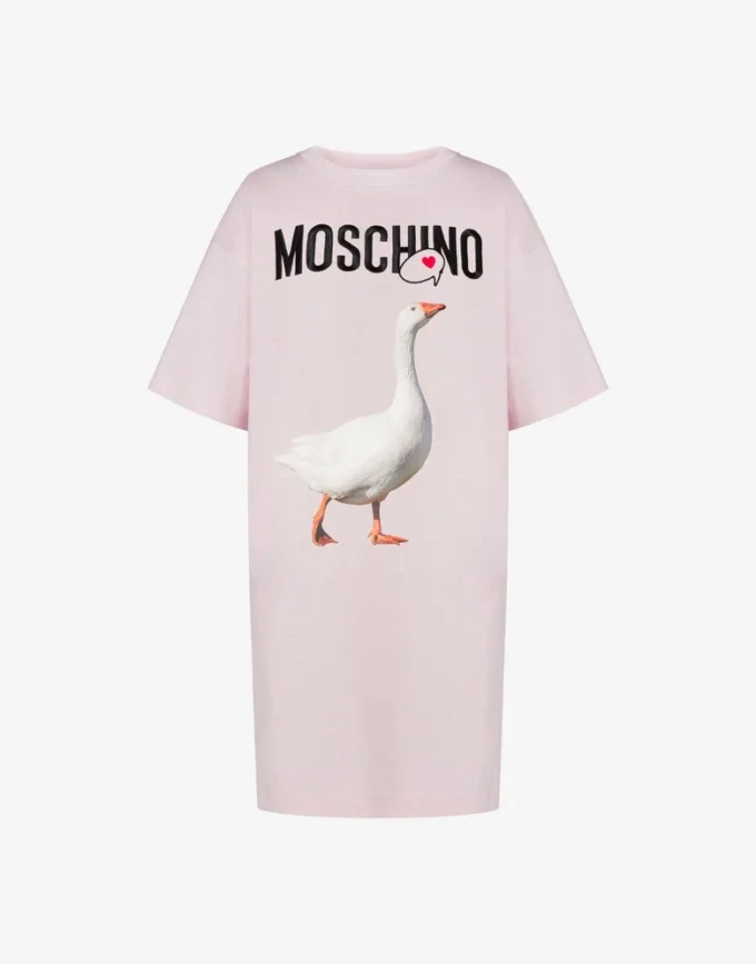 Robe en jersey de coton biologique Goose