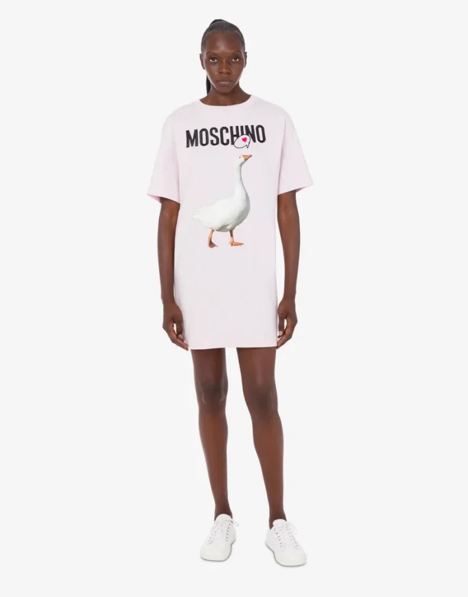 Robe en jersey de coton biologique Goose