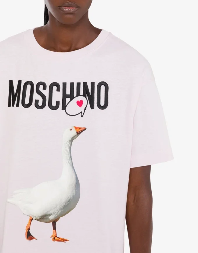 Robe en jersey de coton biologique Goose