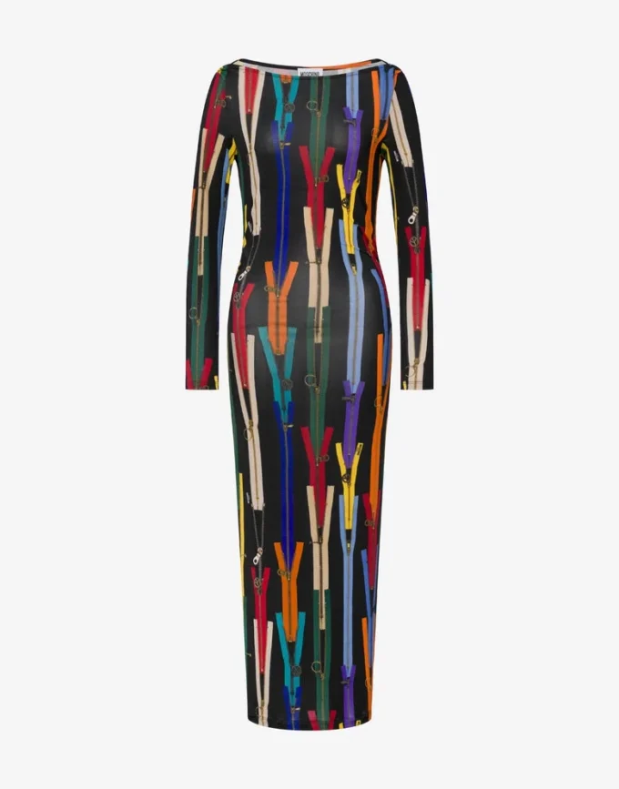 Robe en jersey imprimé