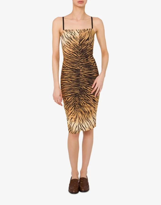 Robe en jersey imprimé
