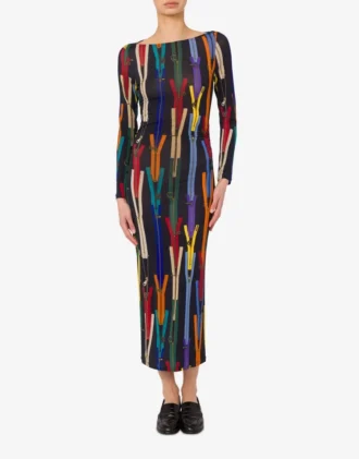 Robe en jersey imprimé