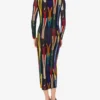 Robe en jersey imprimé