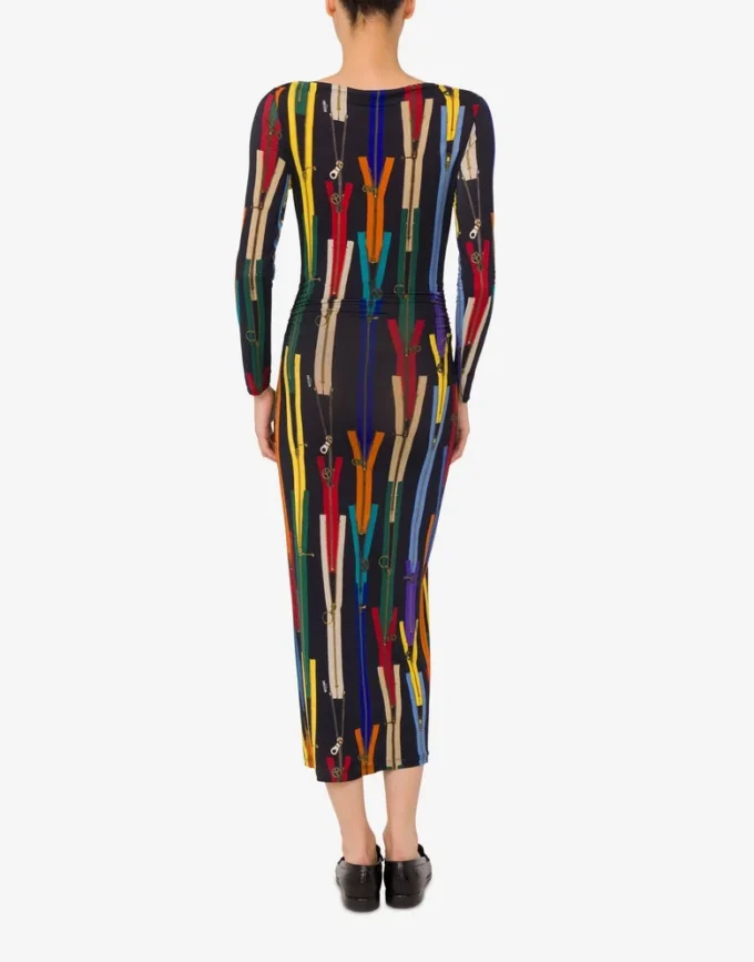 Robe en jersey imprimé