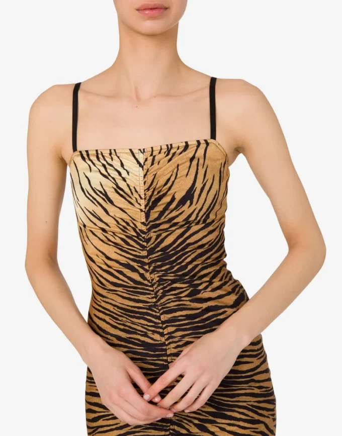 Robe en jersey imprimé
