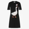Robe en maille de coton Goose