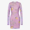Robe en maille imprimée