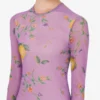 Robe en maille imprimée