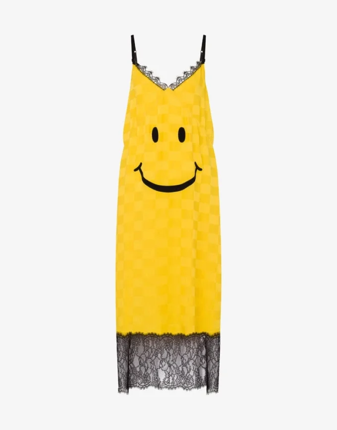 Robe en mélange de soie Smiley® Robe en mélange de soie Smiley®