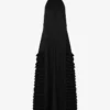 Robe en popeline de coton brodée