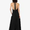 Robe en popeline de coton brodée