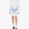 Robe en popeline de coton imprimée