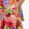 Robe en popeline de coton imprimée