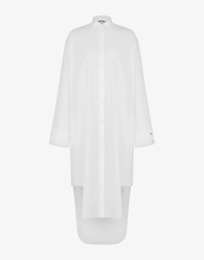 Robe en popeline de coton Laurel Crown Robe en popeline de coton Laurel Crown