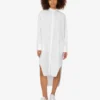 Robe en popeline de coton Laurel Crown Robe en popeline de coton Laurel Crown