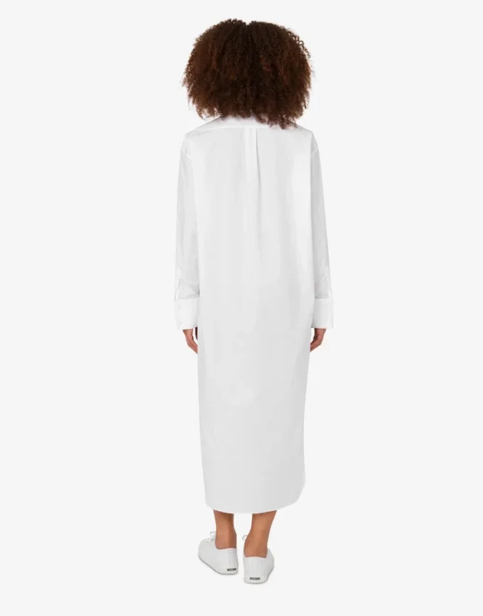 Robe en popeline de coton Laurel Crown Robe en popeline de coton Laurel Crown