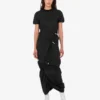 Robe en popeline de coton stretch