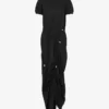 Robe en popeline de coton stretch