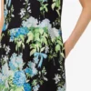 Robe en satin de soie imprimé Robe en satin de soie imprimé