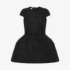 Robe en tissu mélangé de laine