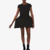 Robe en tissu mélangé de laine