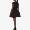 Robe en tissu mélangé de laine