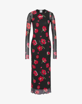 Robe en tulle imprimé