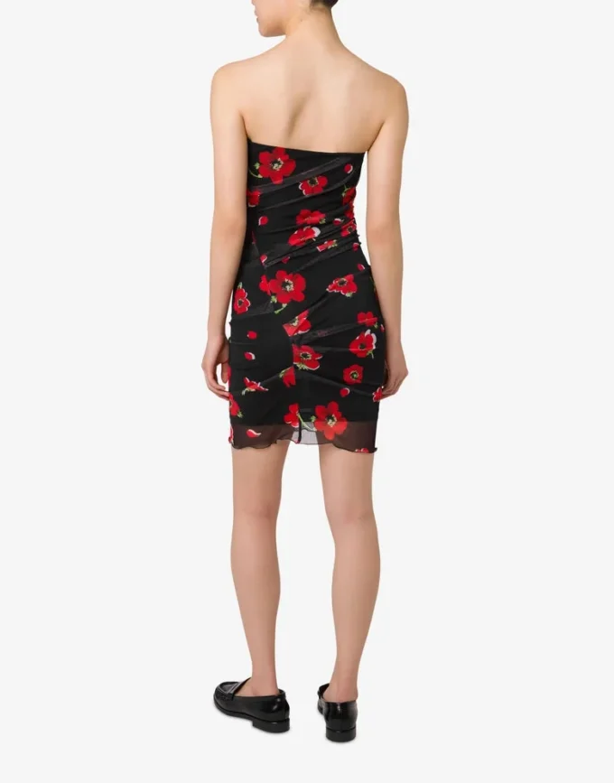 Robe en tulle imprimé