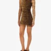 Robe en tulle imprimé