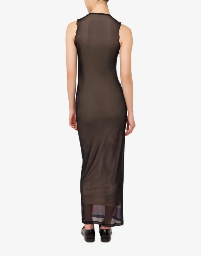 Robe en tulle imprimé