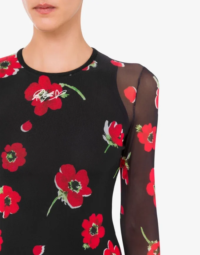 Robe en tulle imprimé Robe en tulle imprimé