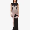 Robe en tulle stretch imprimée