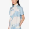 Robe en twill de soie Archive Clouds