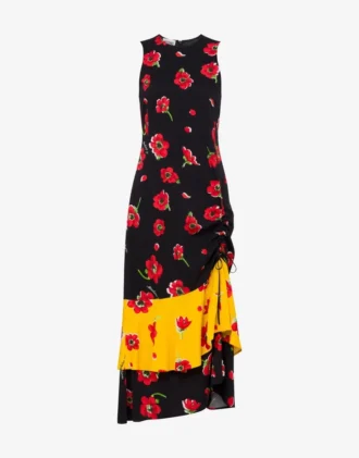 Robe midi imprimée
