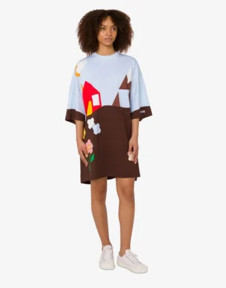 Robe oversize en coton épais Archive