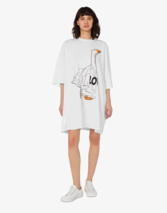 Robe oversize en coton épais Goose