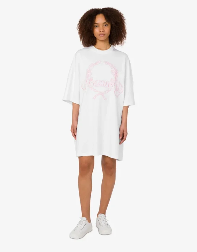 Robe oversize en coton épais Laurel Crown Robe oversize en coton épais Laurel Crown