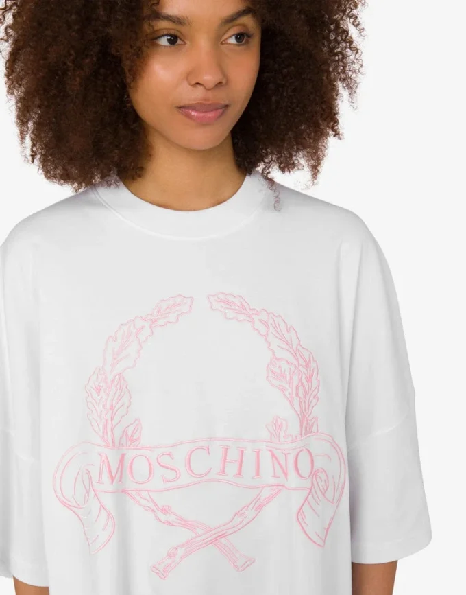 Robe oversize en coton épais Laurel Crown Robe oversize en coton épais Laurel Crown