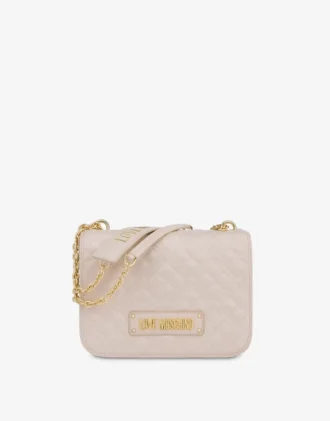 Sac à bandoulière matelassé avec logo