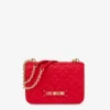 Sac à bandoulière matelassé brillant
