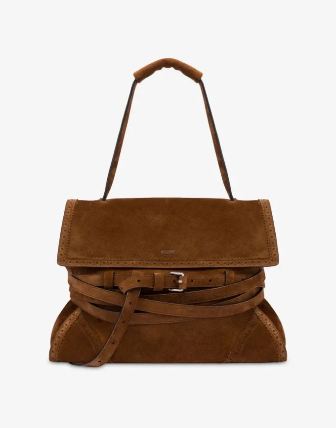 Sac à bandoulière moyen Moschino Tie Me Sac à bandoulière moyen Moschino Tie Me