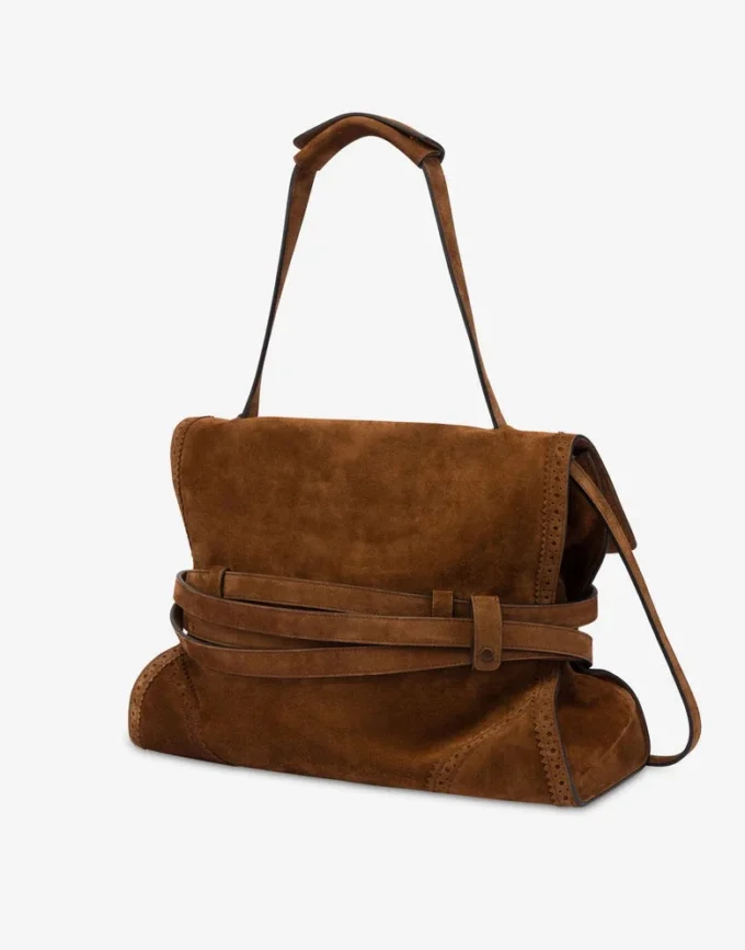 Sac à bandoulière moyen Moschino Tie Me Sac à bandoulière moyen Moschino Tie Me